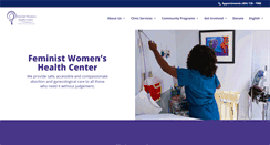 Desktop Screenshot of feministcenter.org